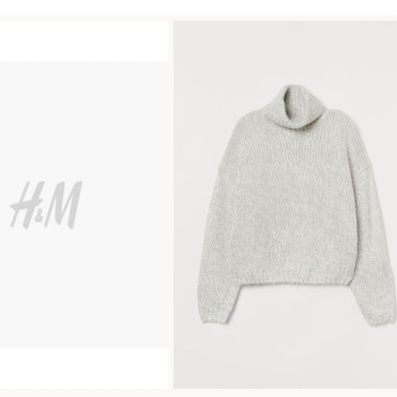 H&M Chunky-knit Turtleneck Sweater - Picture 1 of 10